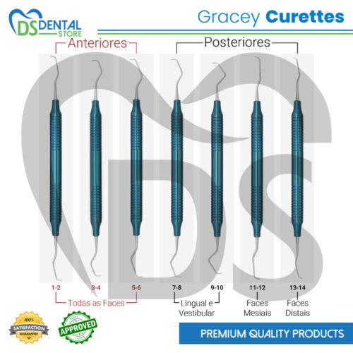 Dental Gracey Curettes Blue