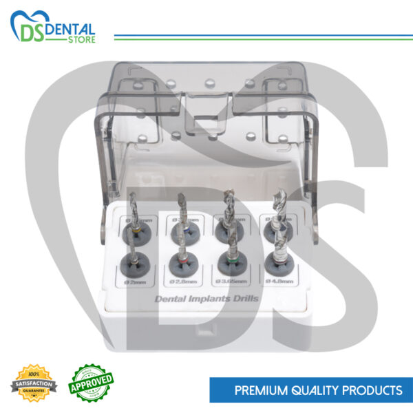 Dental Implant Drills Kit 8 Pcs