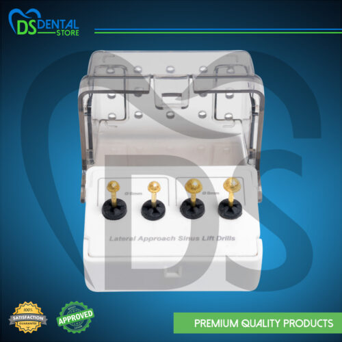 New Dental Implant Lateral Approach Drill Kit Sinus Lift Membrane Diamond Coated Burs