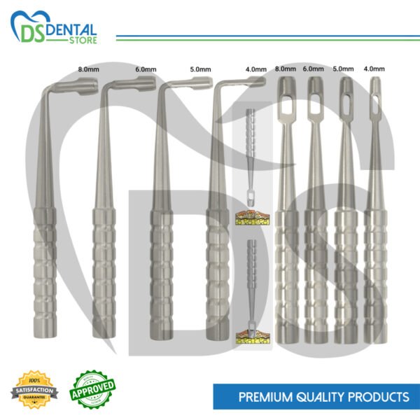 Dental Tissue Punch Set Of 8 Pcs