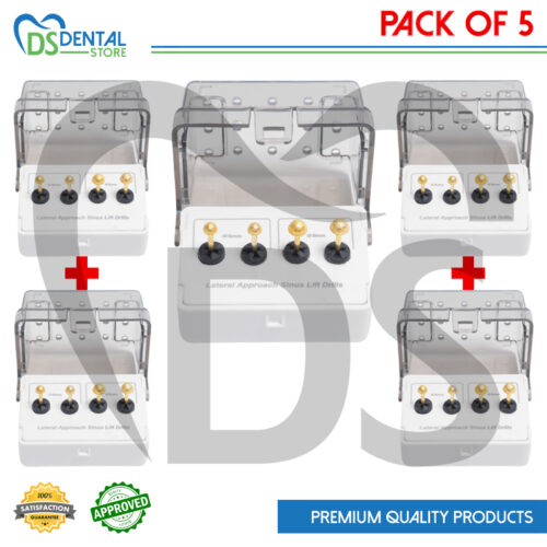 Dental Lateral Approach Sinus Lift Drill Kit Pack of 5 Kits
