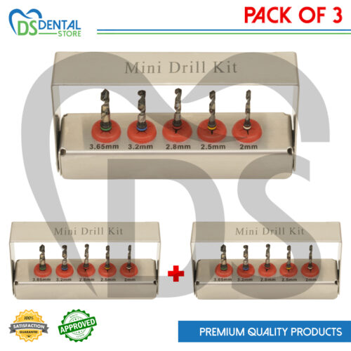 Dental Mini Drill Kit Pack Of 3 Kits