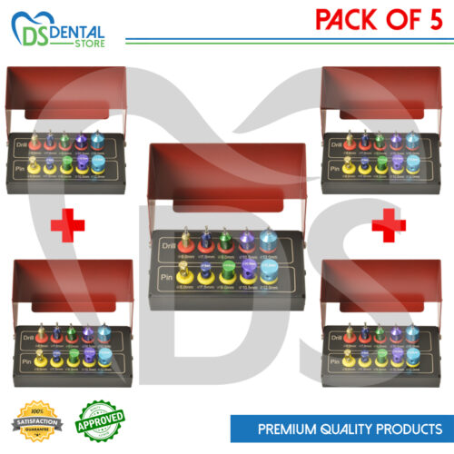 Dental Positioning Drill Guide Kit Pack Of 5 Kits
