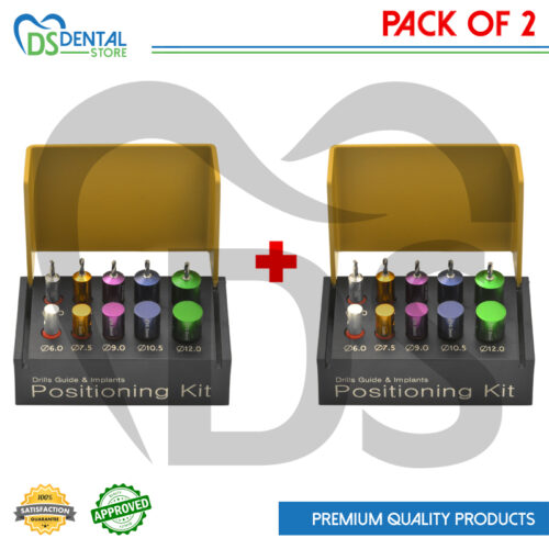 Dental Positioning Drill Guide Kit Yellow Pack Of 2 Kits